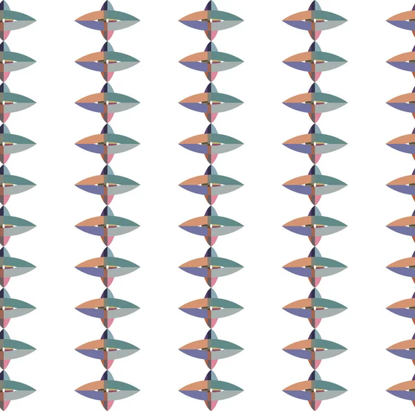 Modern Geometrik Vektör Tasarımı Kusursuz Desen Çizimi — Stok Vektör