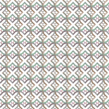 Geometrik şekilli kusursuz desen vektör çizimi