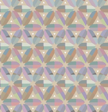 Modern geometrik vektör tasarımı, kusursuz desen çizimi