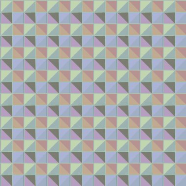 Geometrik şekilli kusursuz desen vektör çizimi