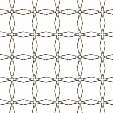 Geometrik şekilli kusursuz desen vektör çizimi