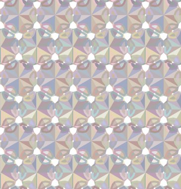Geometrik şekilli kusursuz desen vektör çizimi