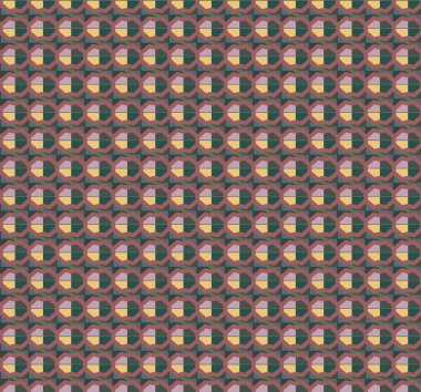 Modern geometrik vektör tasarımı, kusursuz desen çizimi