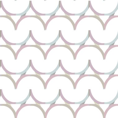 Geometrik şekilli kusursuz desen vektör çizimi