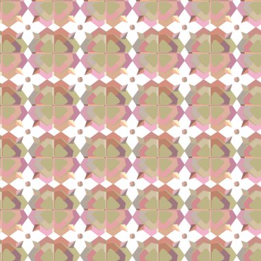 Modern geometrik vektör tasarımı, kusursuz desen çizimi