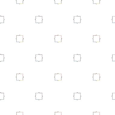 Geometrik şekilli kusursuz desen vektör çizimi