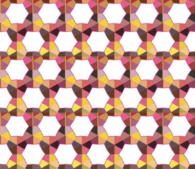 Modern geometrik vektör tasarımı, kusursuz desen çizimi