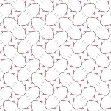 Geometrik şekilli kusursuz desen vektör çizimi