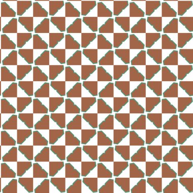 Geometrik şekilli kusursuz desen vektör çizimi