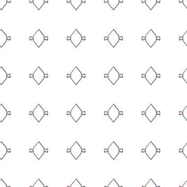 Modern geometrik vektör tasarımı, kusursuz desen çizimi