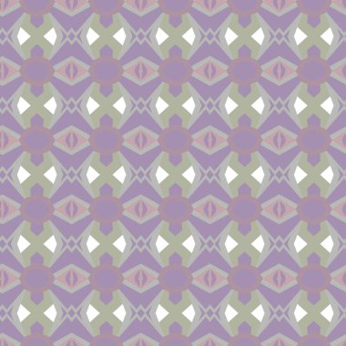Geometrik şekilli kusursuz desen vektör çizimi