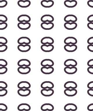 Geometrik şekilli kusursuz desen vektör çizimi