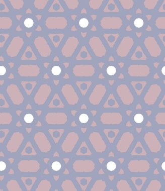 Modern geometrik vektör tasarımı, kusursuz desen çizimi