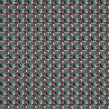 Modern geometrik vektör tasarımı, kusursuz desen çizimi