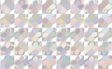 Modern geometrik vektör tasarımı, kusursuz desen çizimi