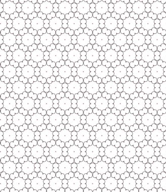 Geometrik şekilli kusursuz desen vektör çizimi