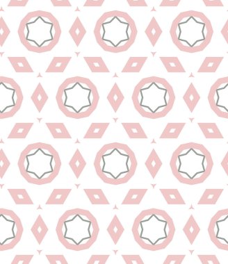 Geometrik şekilli kusursuz desen vektör çizimi