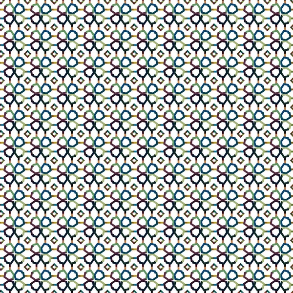 現代の幾何学的ベクトル設計シームレスなパターン図 — ストックベクタ