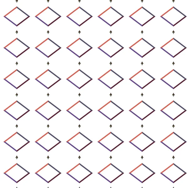 Nahtlose Muster Mit Geometrischen Formen Vektorillustration — Stockvektor