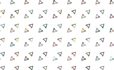 Modern geometrik vektör tasarımı, kusursuz desen çizimi