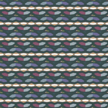 Geometrik şekilli kusursuz desen vektör çizimi