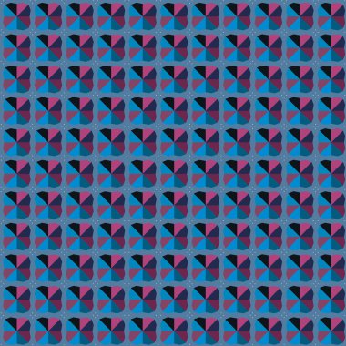 Modern geometrik vektör tasarımı, kusursuz desen çizimi