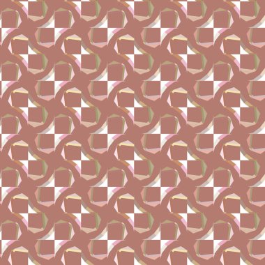 Modern geometrik vektör tasarımı, kusursuz desen çizimi