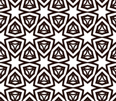 Modern geometrik vektör tasarımı, kusursuz desen çizimi