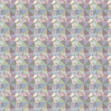 Geometrik şekilli kusursuz desen vektör çizimi