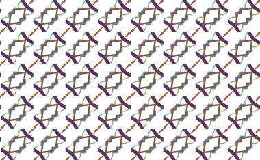 Modern geometrik vektör tasarımı, kusursuz desen çizimi