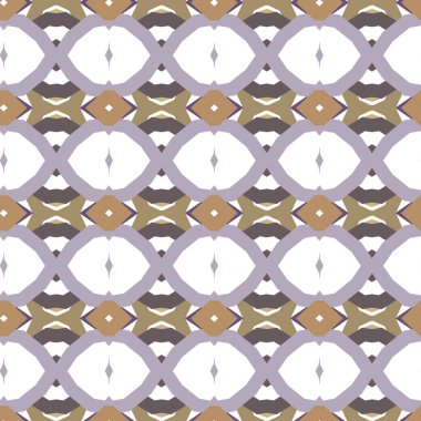 Geometrik şekilli kusursuz desen vektör çizimi