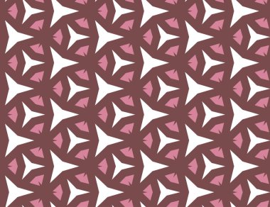 Geometrik şekilli kusursuz desen vektör çizimi