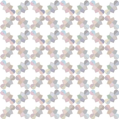Geometrik şekilli kusursuz desen vektör çizimi