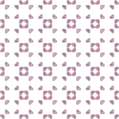 Geometrik şekilli kusursuz desen vektör çizimi