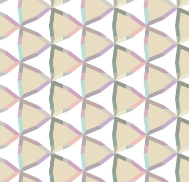 Modern geometrik vektör tasarımı, kusursuz desen çizimi