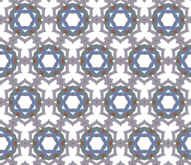 Geometrik şekilli kusursuz desen vektör çizimi