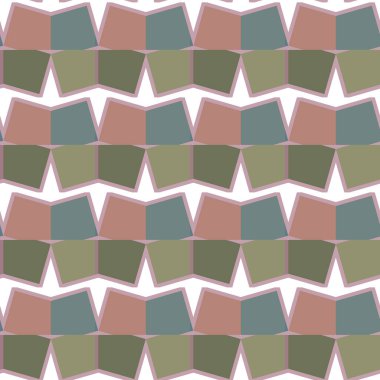 Geometrik şekilli kusursuz desen vektör çizimi