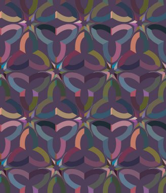 Modern geometrik vektör tasarımı, kusursuz desen çizimi