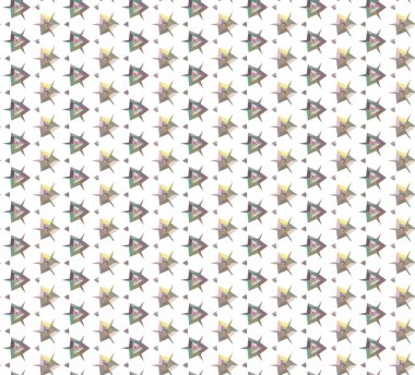 Geometrik şekilli kusursuz desen vektör çizimi