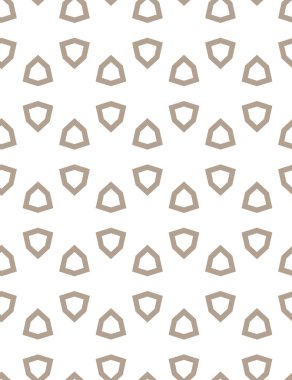 Geometrik şekilli kusursuz desen vektör çizimi