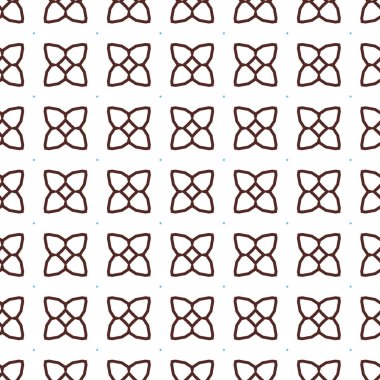 Geometrik şekilli kusursuz desen vektör çizimi