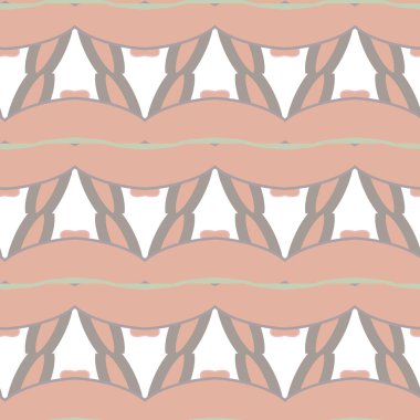 Geometrik şekilli kusursuz desen vektör çizimi