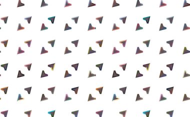 Geometrik şekilli kusursuz desen vektör çizimi