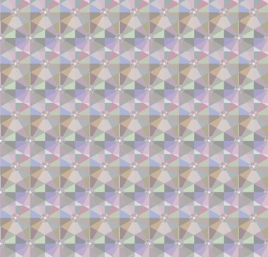 Geometrik şekilli kusursuz desen vektör çizimi