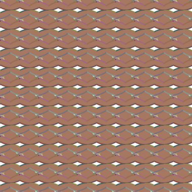 Modern geometrik vektör tasarımı, kusursuz desen çizimi