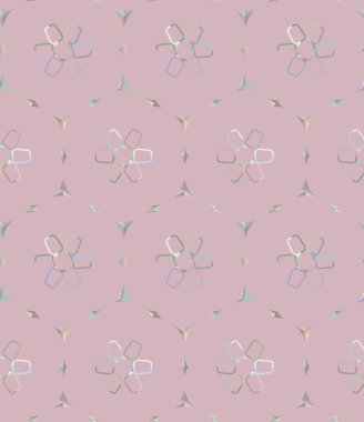 Geometrik şekilli kusursuz desen vektör çizimi