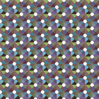 Geometrik şekilli kusursuz desen vektör çizimi