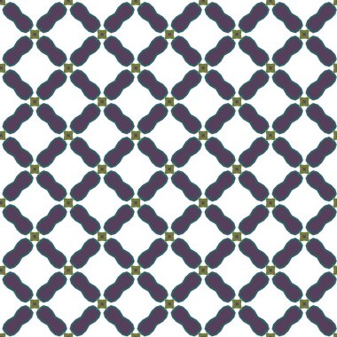 Geometrik şekilli kusursuz desen vektör çizimi