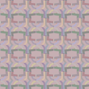 Geometrik şekilli kusursuz desen vektör çizimi