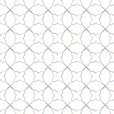 Geometrik şekilli kusursuz desen vektör çizimi